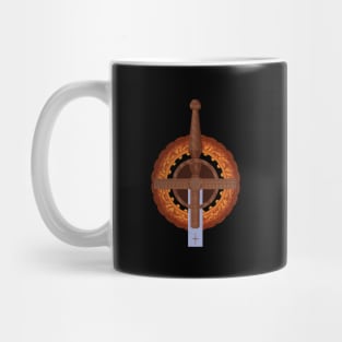 plain divinium sword wielded by warrior nun Mug